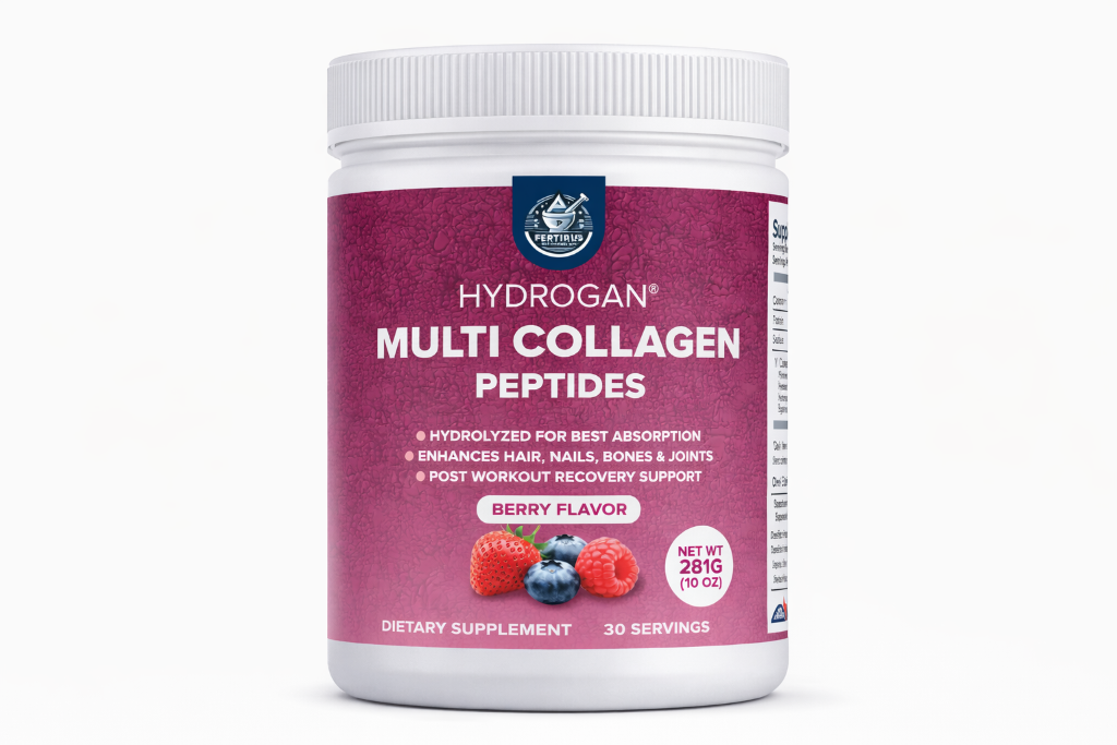 Hydrogan Multi Collagen Peptides (Premium Berry)