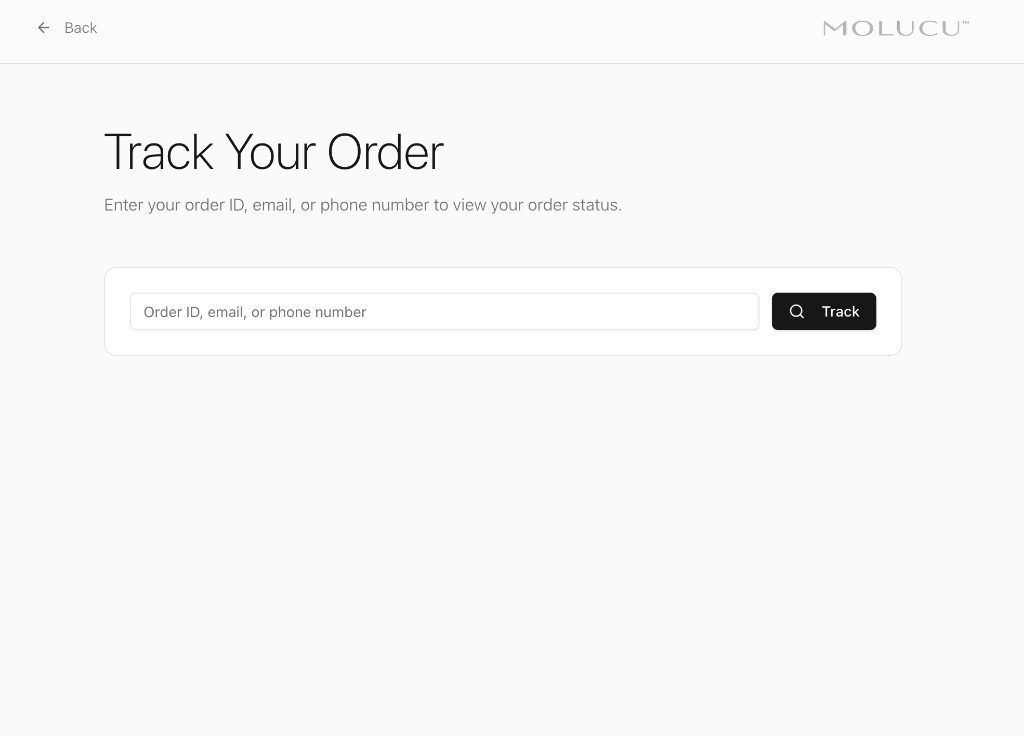Order Tracking