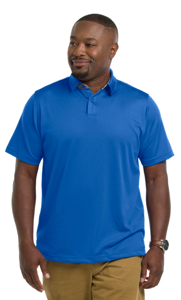 Men's Islington Stretch Polo w/Stripe Accents