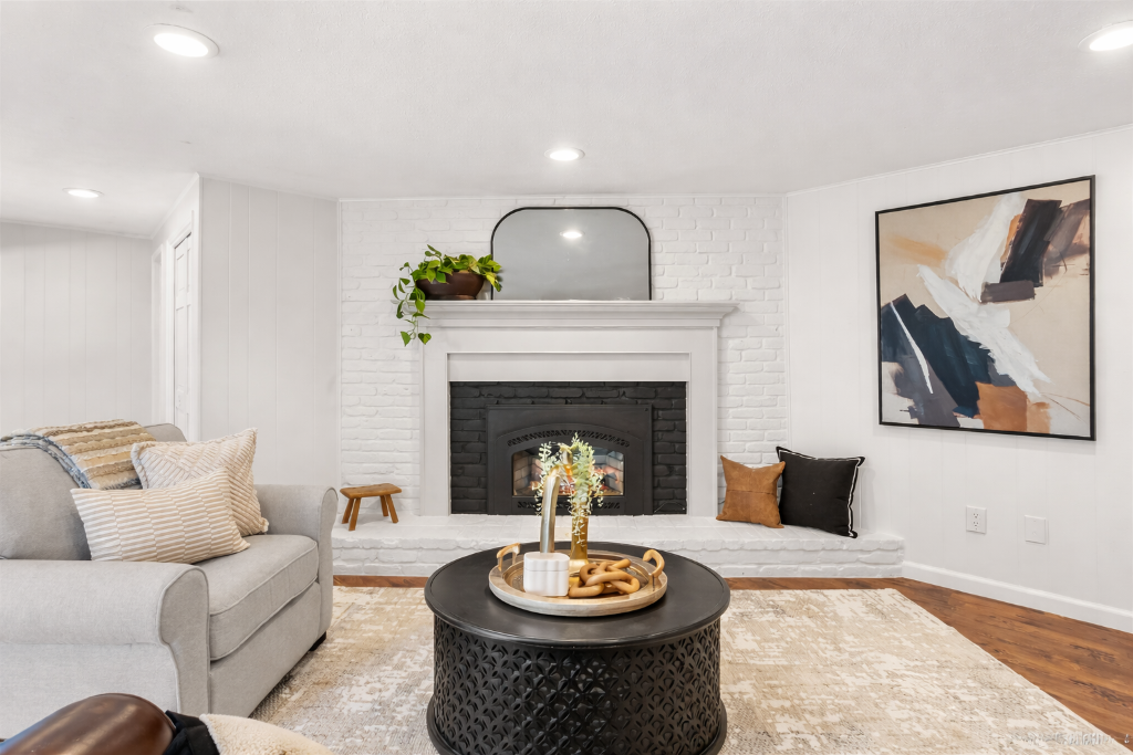 Living Room with Fireplace