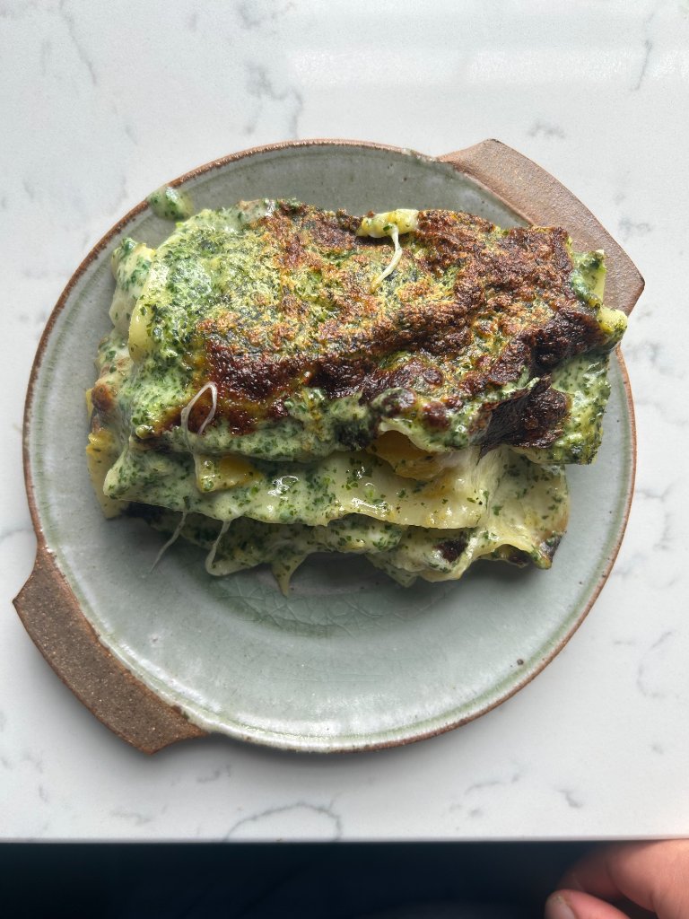 Squash & Mozzarella Lasagna