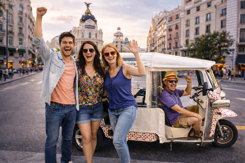 Tour en Urban TukTuk por el Madrid histórico