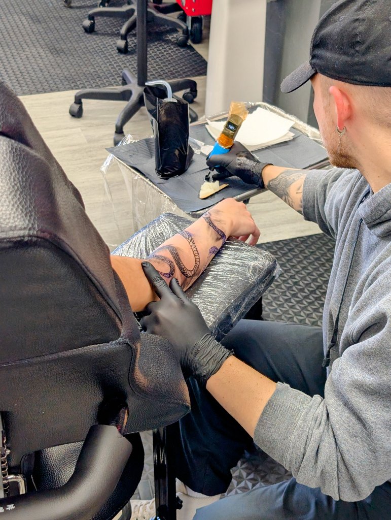 Artist at work