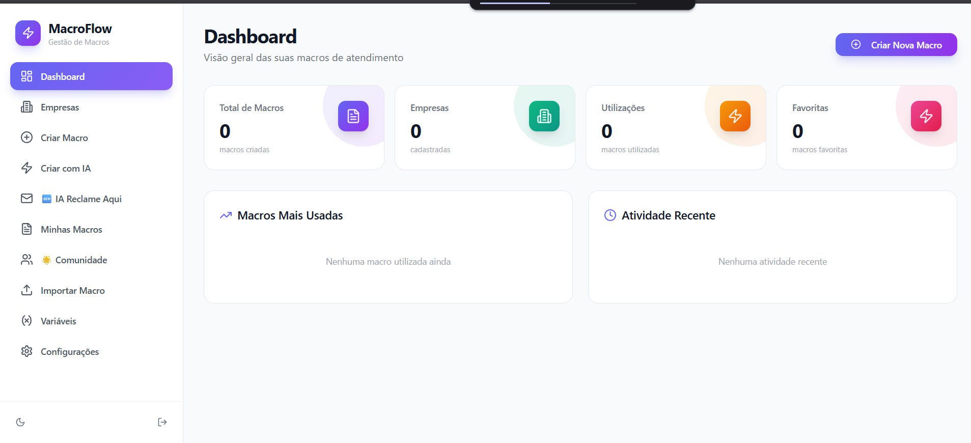 MacroFlow template preview