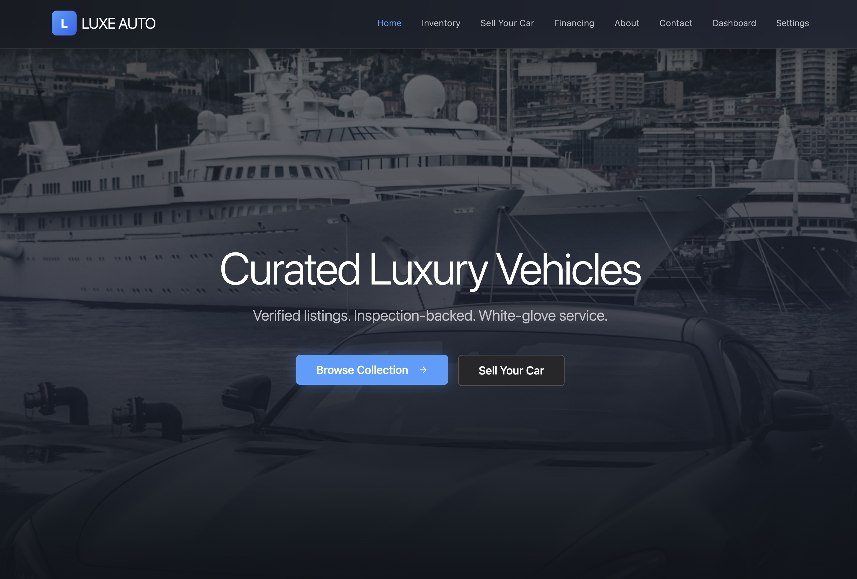 Apex Automotive - Luxury Marketplace Template template preview