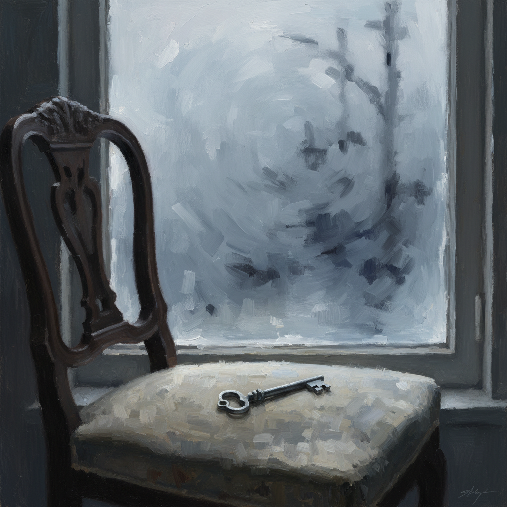 AI-generated artwork representing grief, longing, clarity