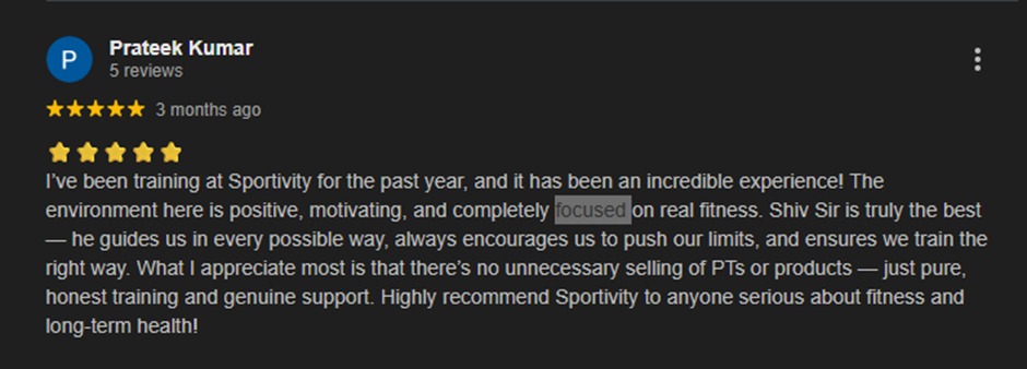 Customer review 2