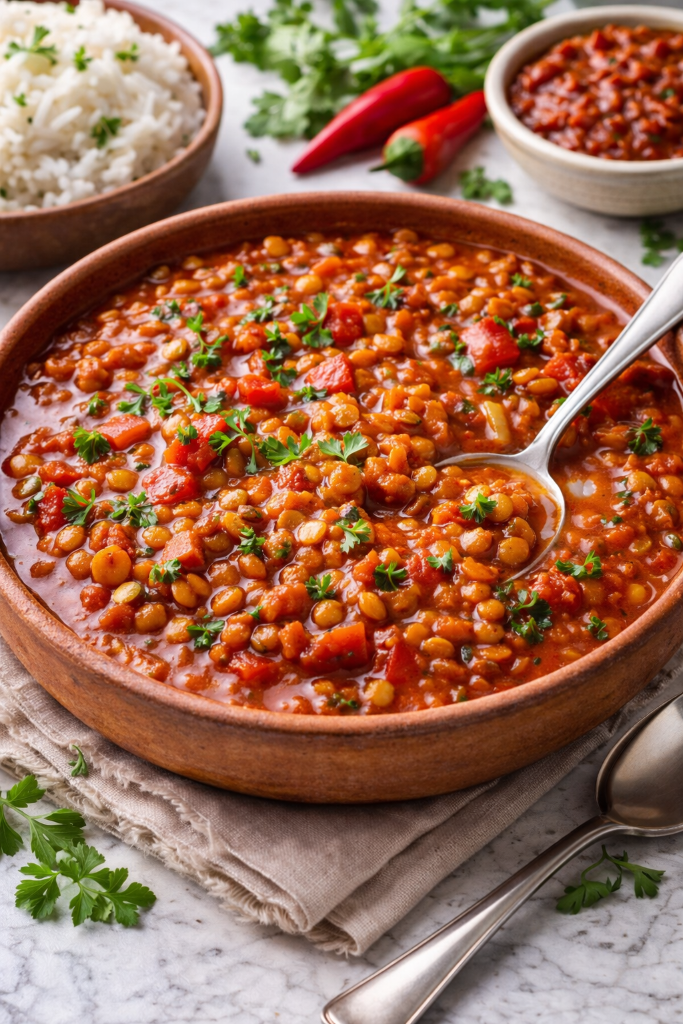 Lentilles à la Sauce Congolaise