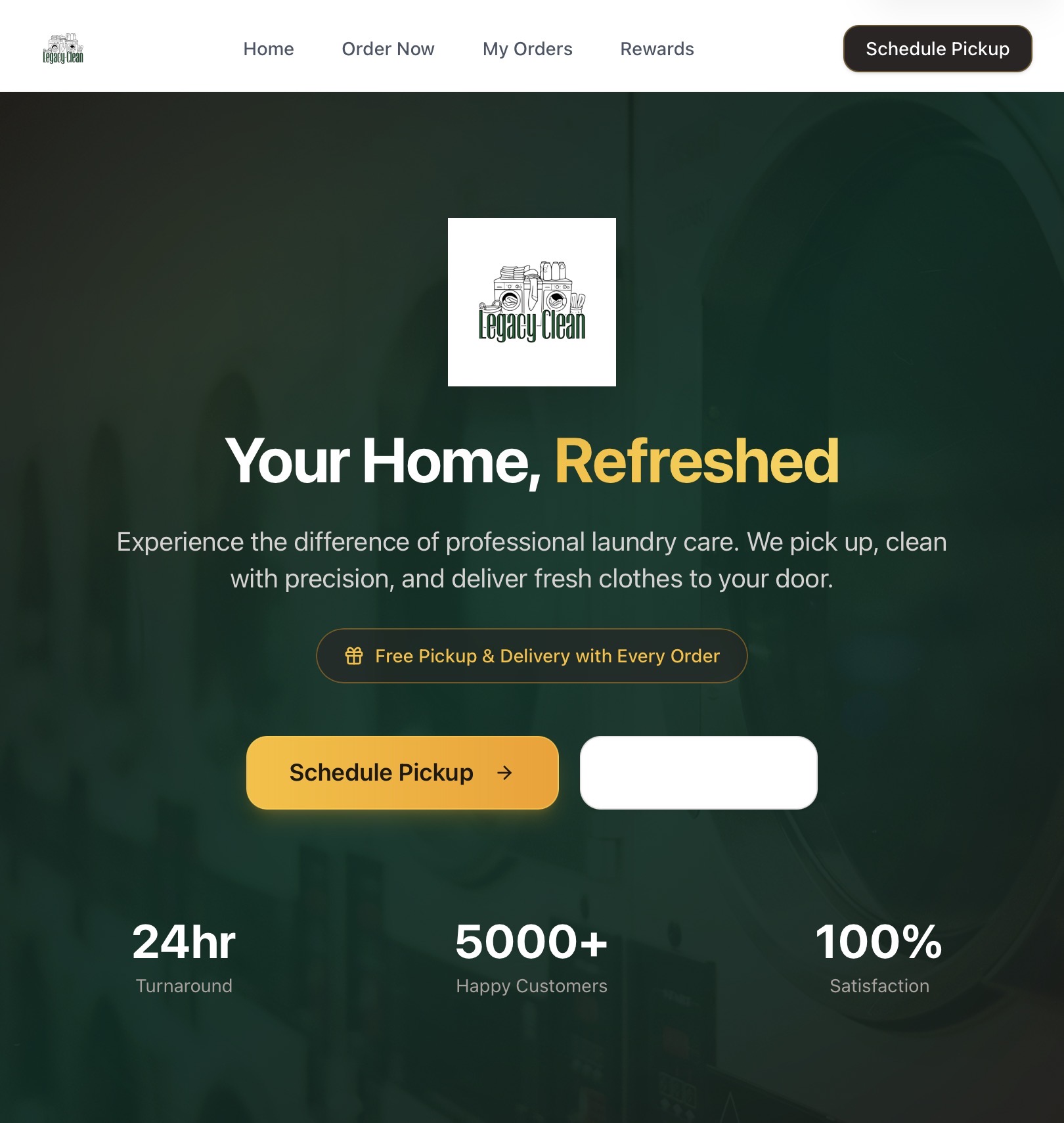Business Scheduling Application template preview