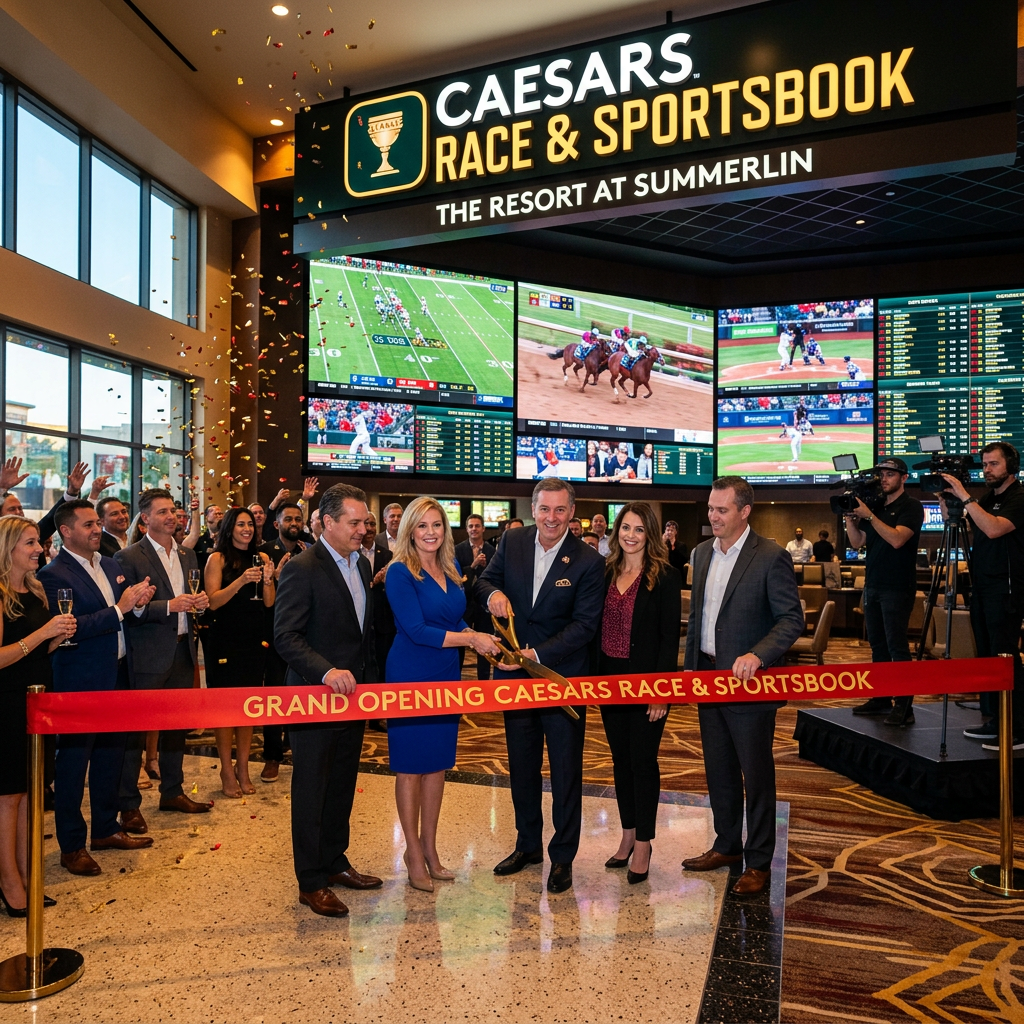 Caesars Entertainment Opens First Sportsbook in Summerlin, Las Vegas