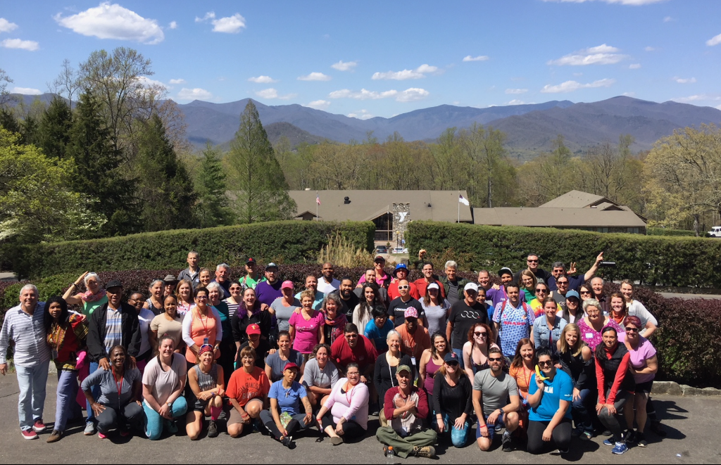 Community gathering at Blue Ridge Assembly