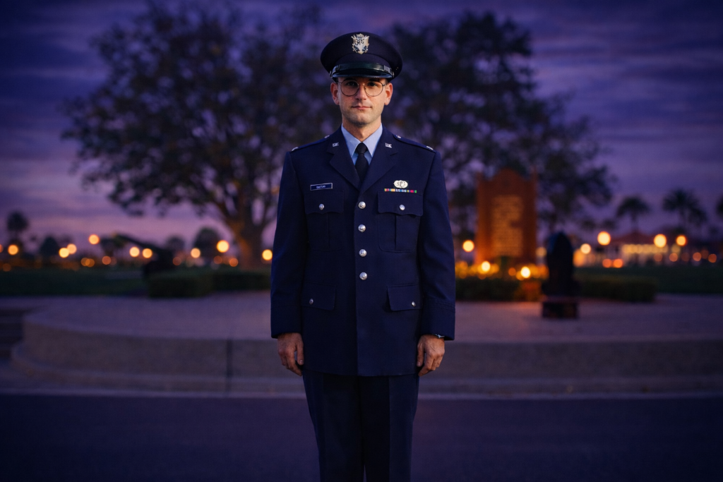 Todd in U.S. Air Force uniform