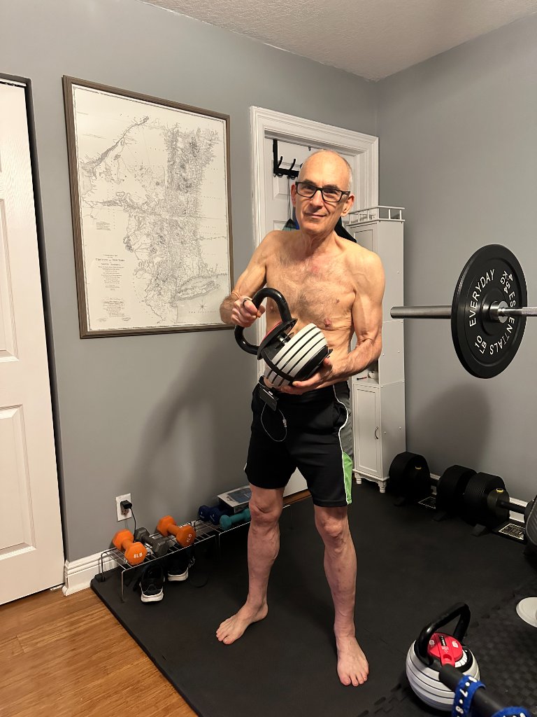 Training with kettlebell