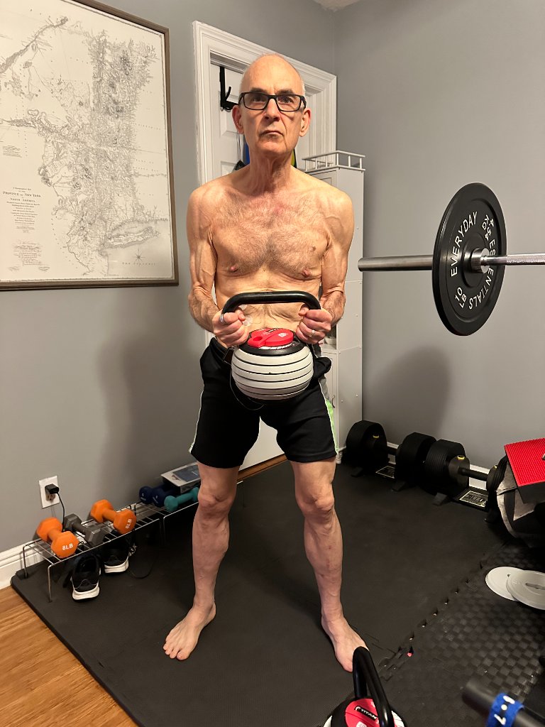 Training with kettlebell
