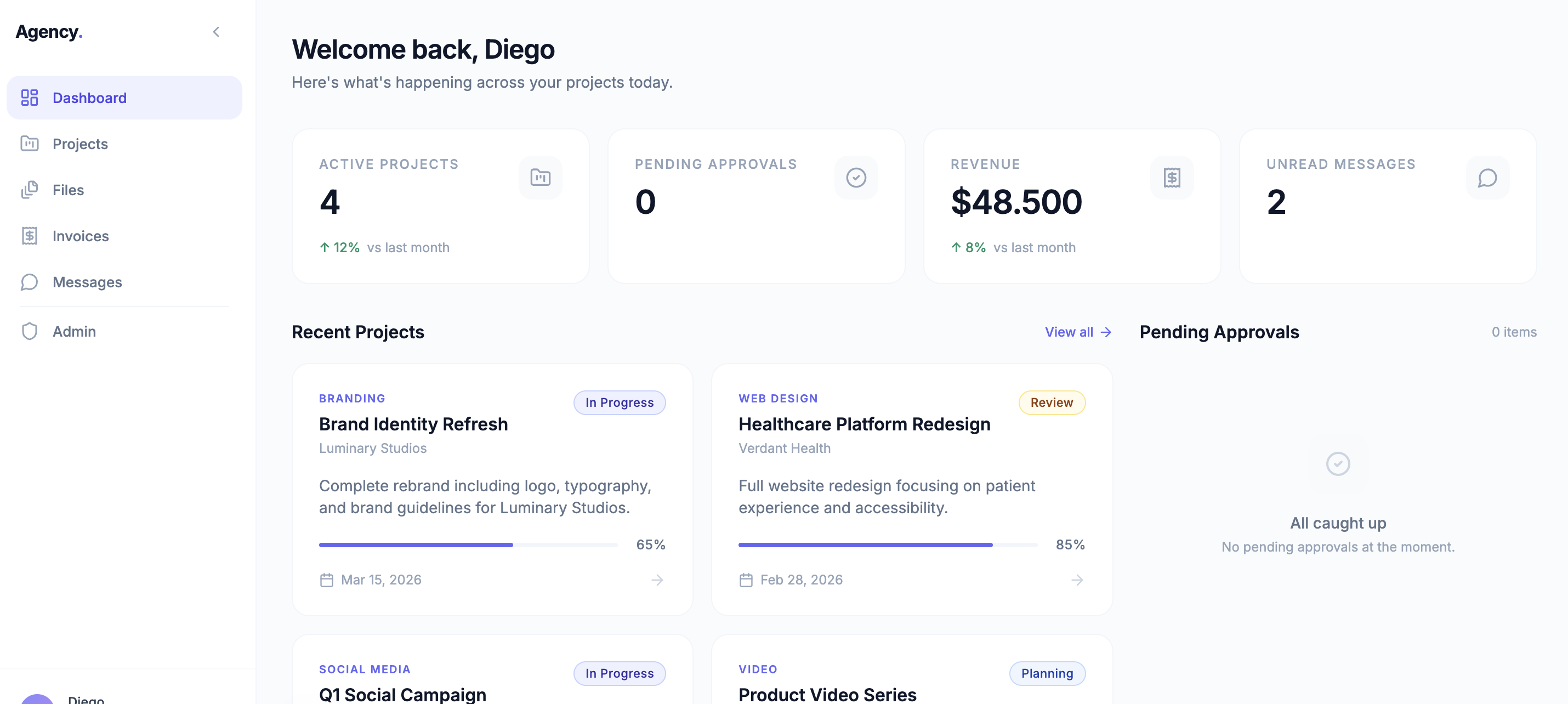 AgencyFlow template preview