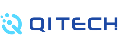 Logo Qi Tech - parceiro institucional da RM Consultoria Financeira