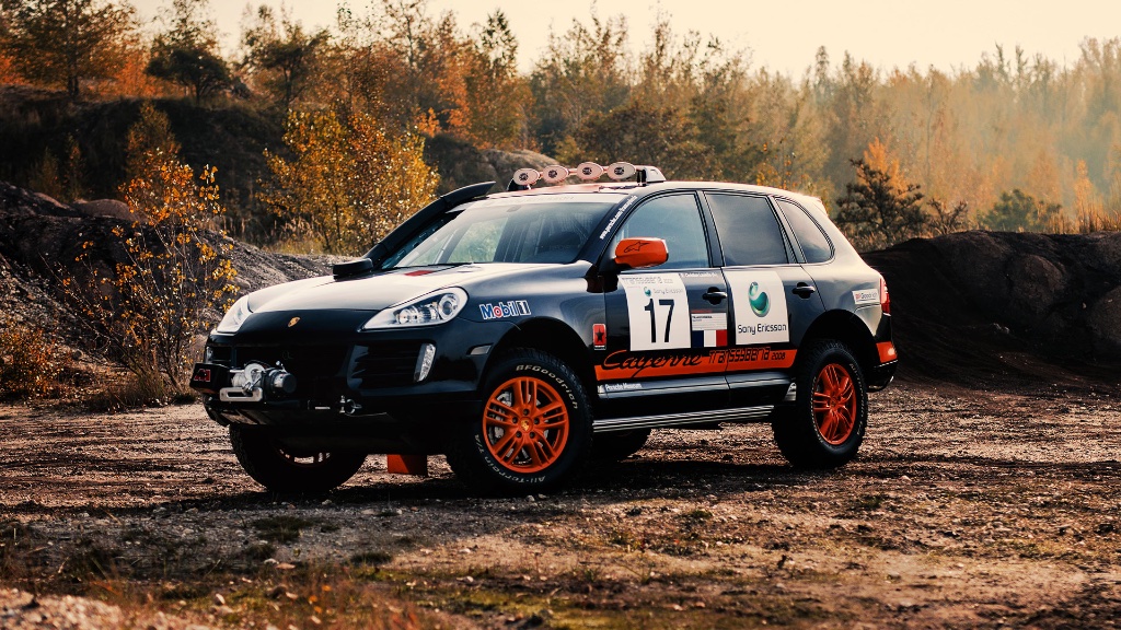 Owner with Rally Car