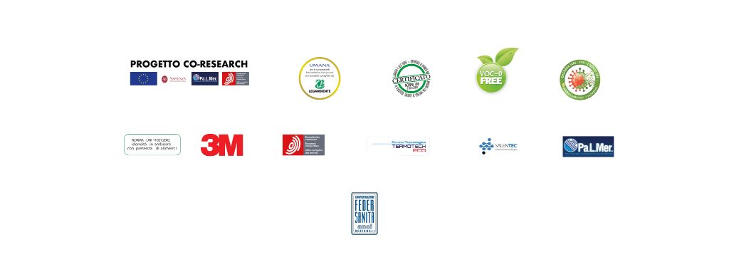 Certifications and quality logos