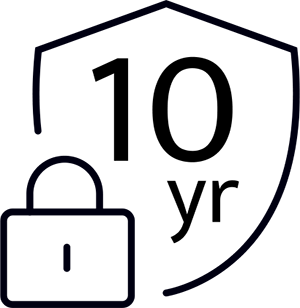 Up to 10-Year Extended Warranty with CORE AI License