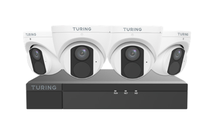 LITE Kit 4MP Turrets x 4, 4CH PoE NVR 1TB