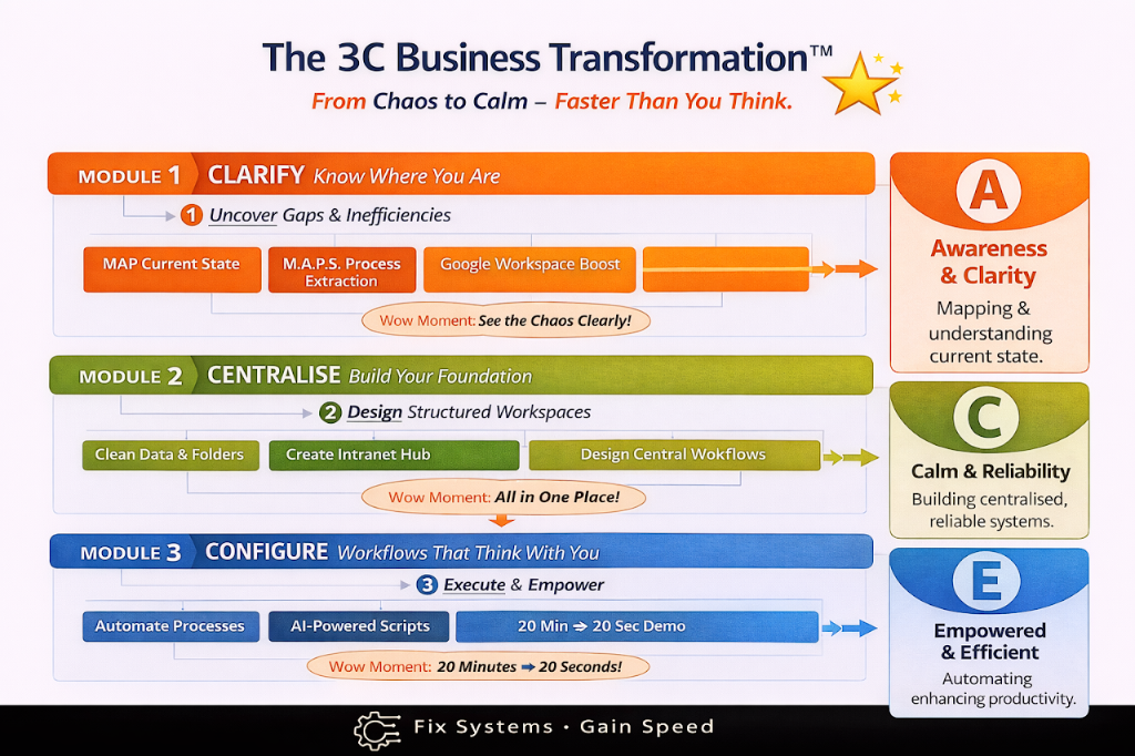 The 3C Business Transformation Framework