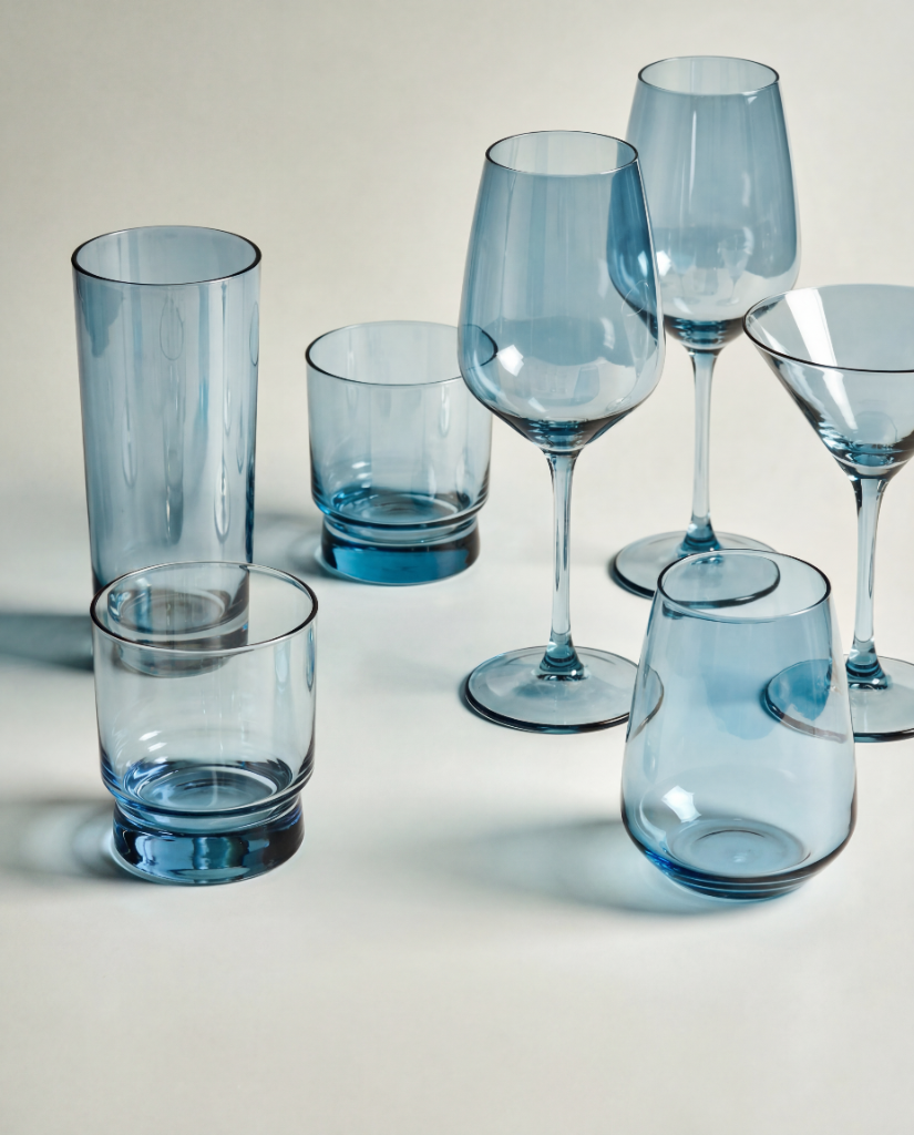 Premium glassware details