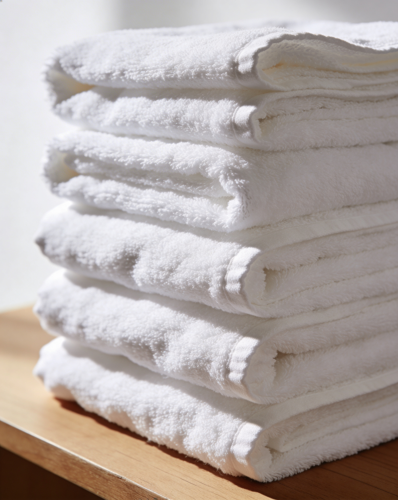 Premium towels and linens