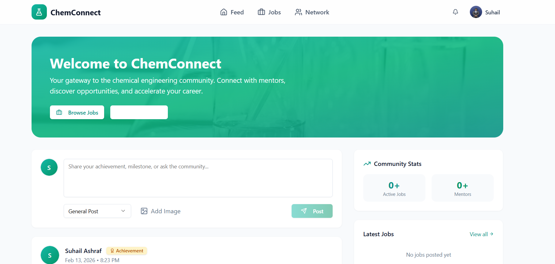 ChemConnect template preview