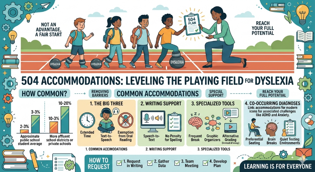 504 Accommodations for Dyslexia: A Guide to Leveling the Playing Field