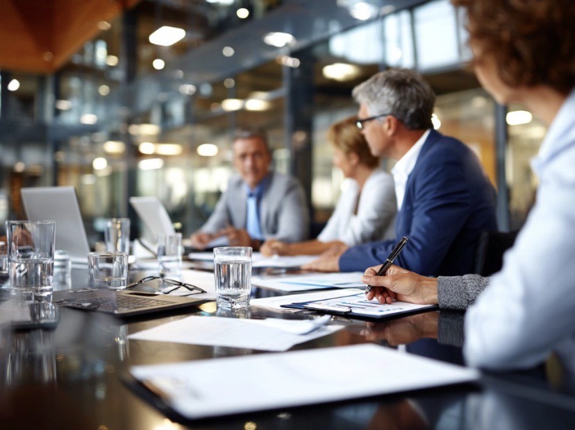 Boardroom meeting
