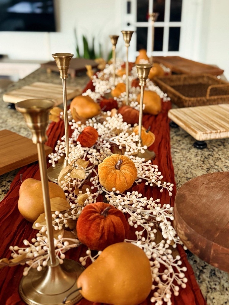 Autumn Harvest Table Setting