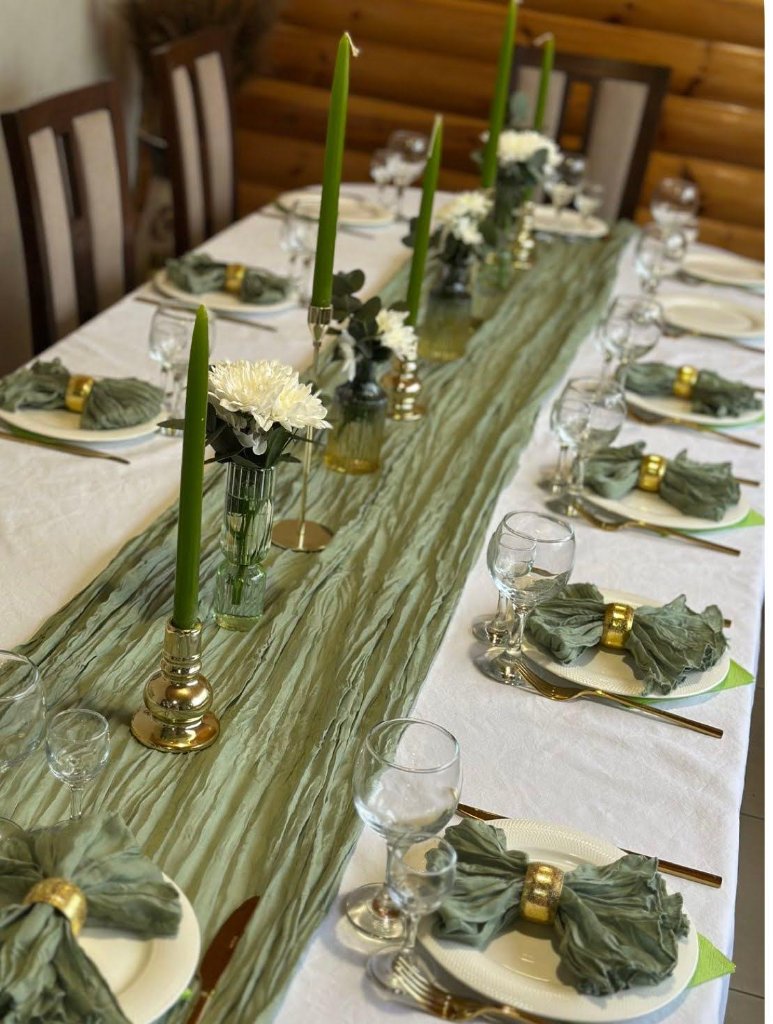 Sage Green Tablescape