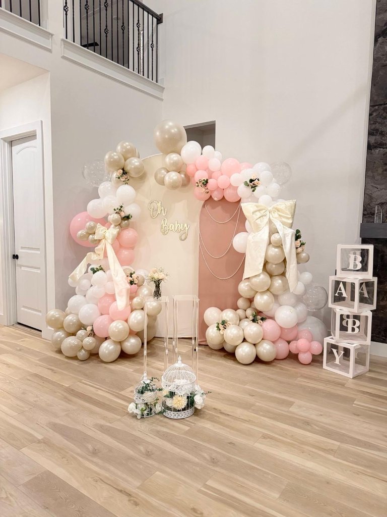 Oh Baby Pearl Balloon Arch