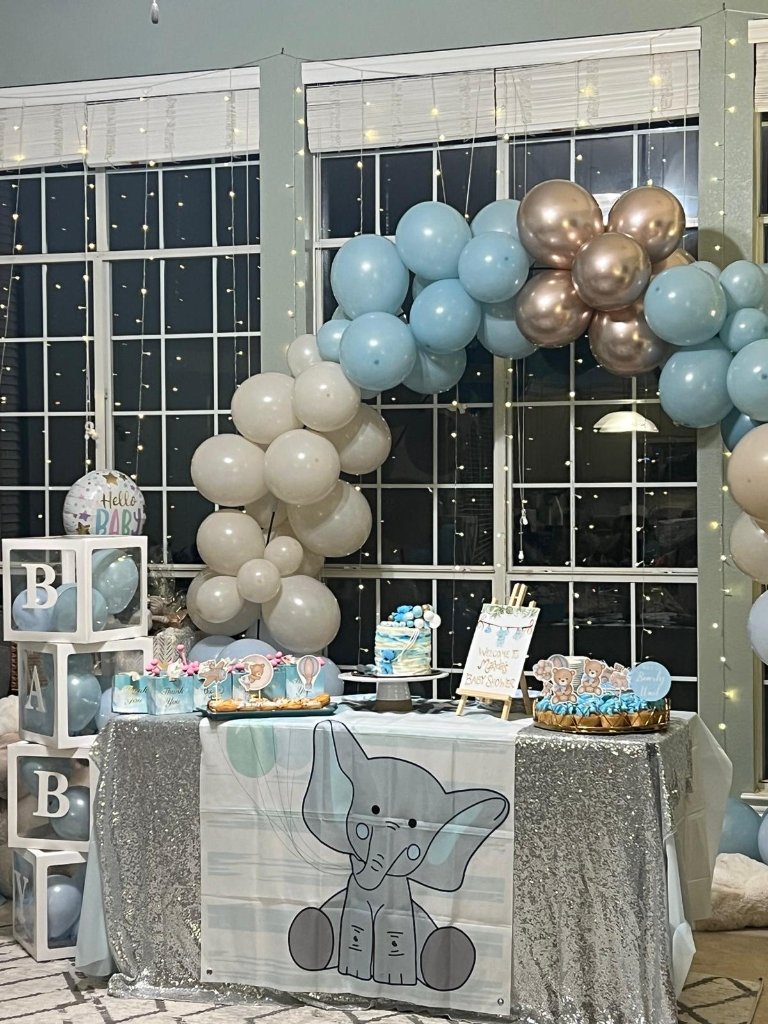 Blue Elephant Baby Celebration
