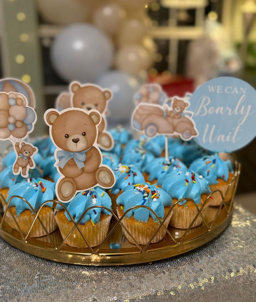 Teddy Bear Cupcake Display