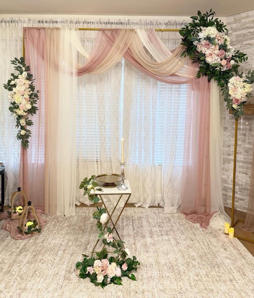 Blush Drape Backdrop