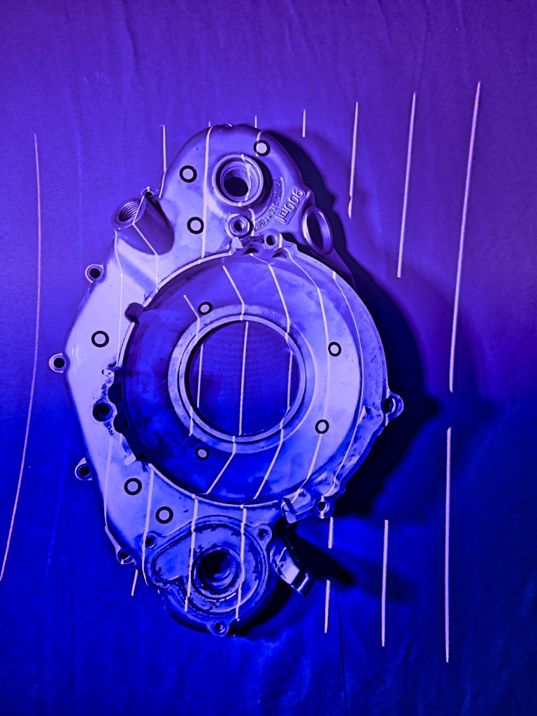 3D-Scan im Einsatz: Kupplungsdeckel - Scan-Vorgang