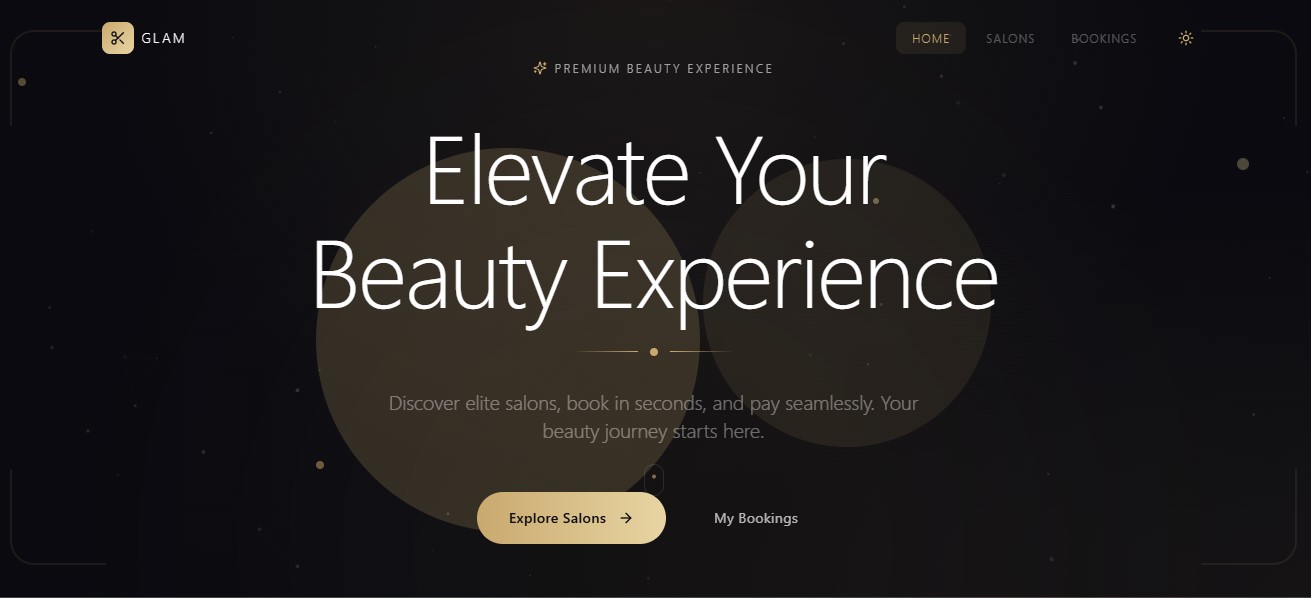 Premium & Exclusive Salon Booking App – Smart Scheduling for Multi-Branch Businesses template preview
