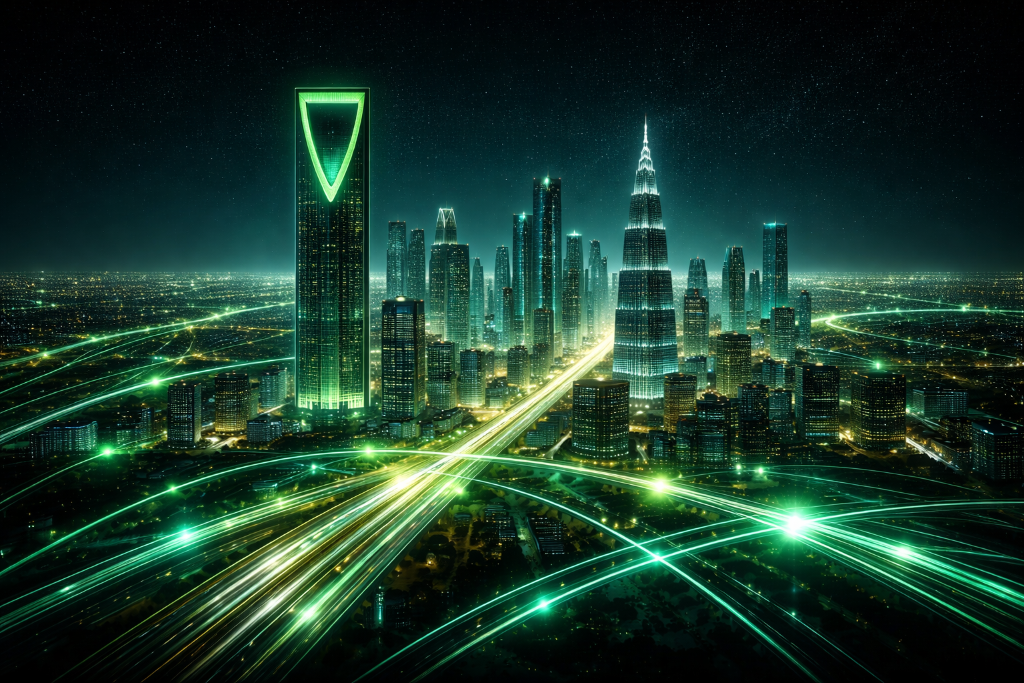 الرياض مدينة الذكاء الاصطناعي والتجارة الإلكترونية السعودية