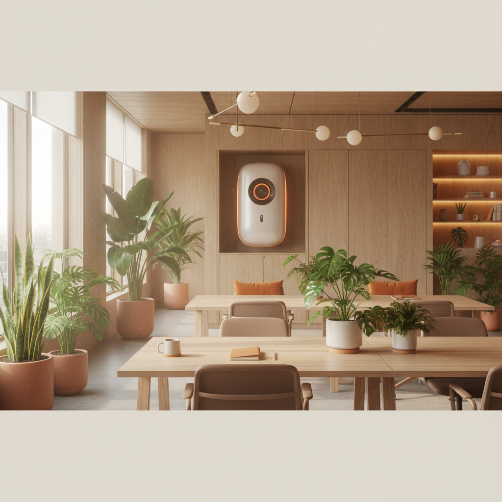 Plants can help reduce CO2 levels and improve air quality in shared workspaces - Proximity workspace management