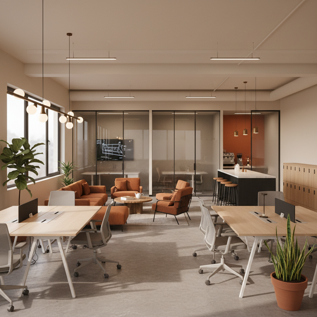 Just-in-Time, Expandable, and Amenity-Driven Workspace. - Proximity workspace management