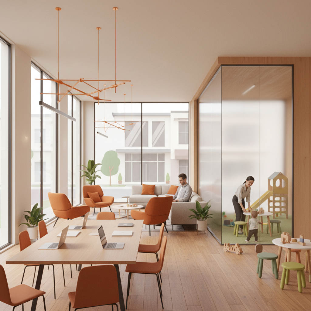 Coworking House Brings Workspace and Childcare to Small Community - Proximity workspace management