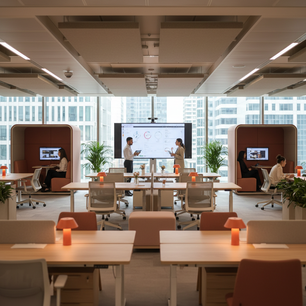 10 Smart Workspace Solutions That Enhance Productivity in Hybrid Offices - Proximity workspace management