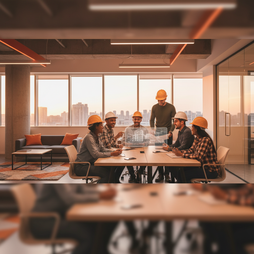 Construction Professionals Build Community at Tradecraft - Proximity workspace management