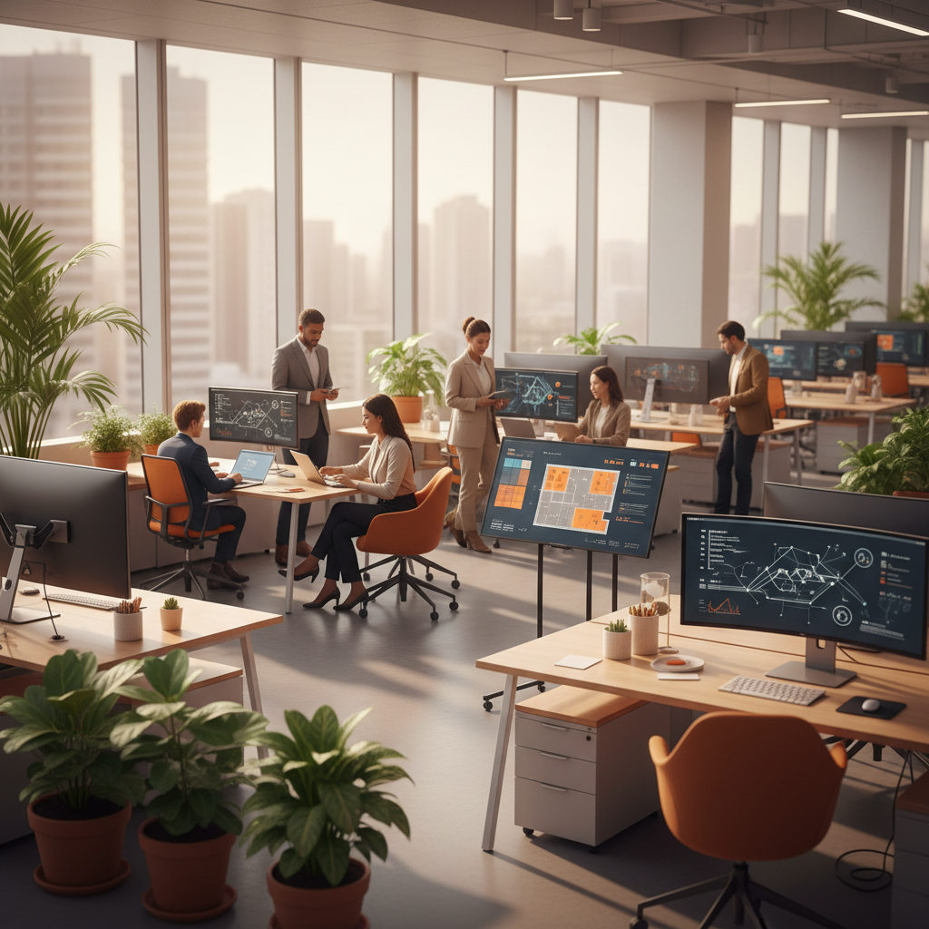 7 Ways to Maximize Efficiency with Workspace Optimization Software - Proximity workspace management