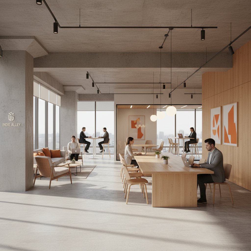 Introducing the Indie Alley - Proximity workspace management
