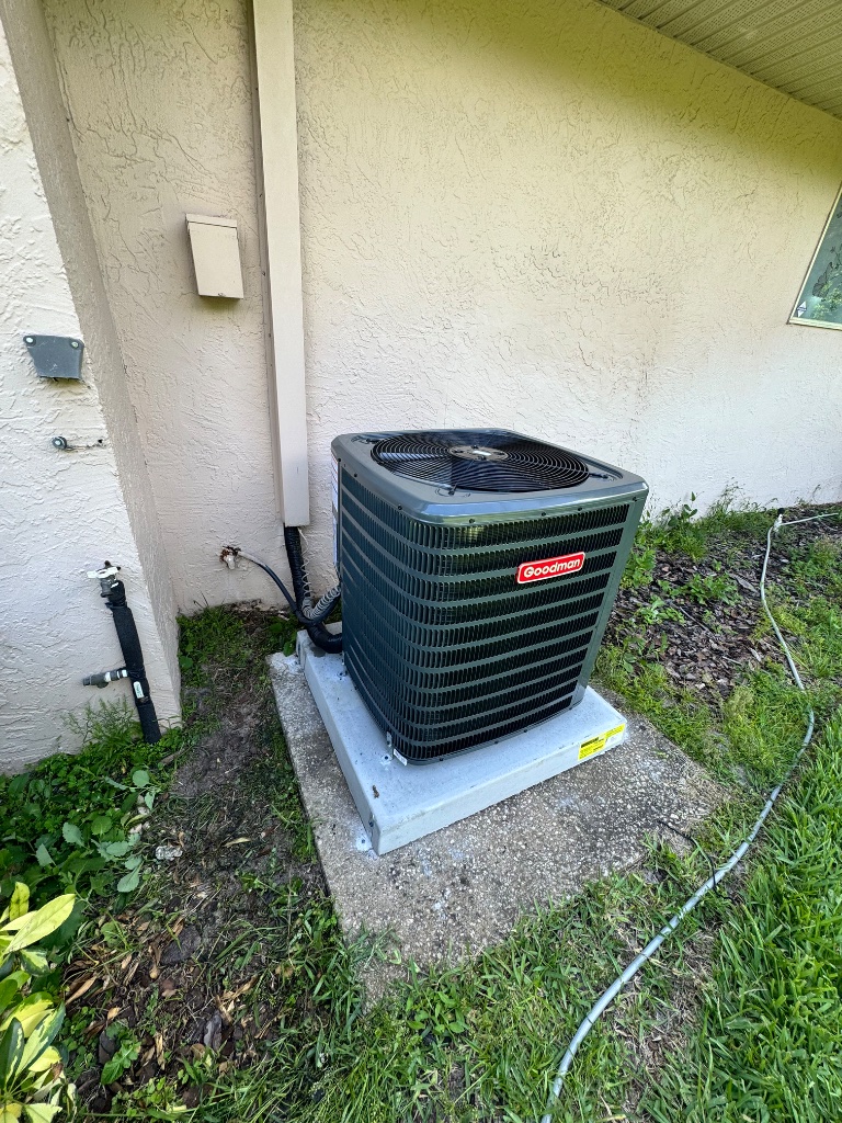 Goodman Condenser Install