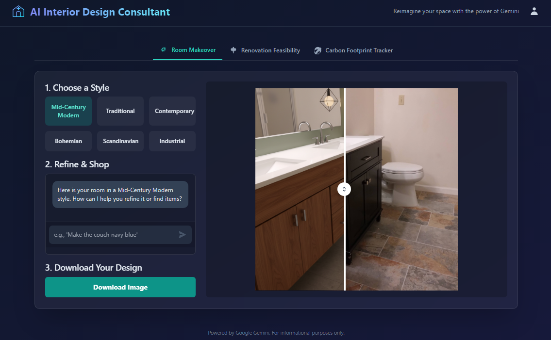 Interior AI template preview