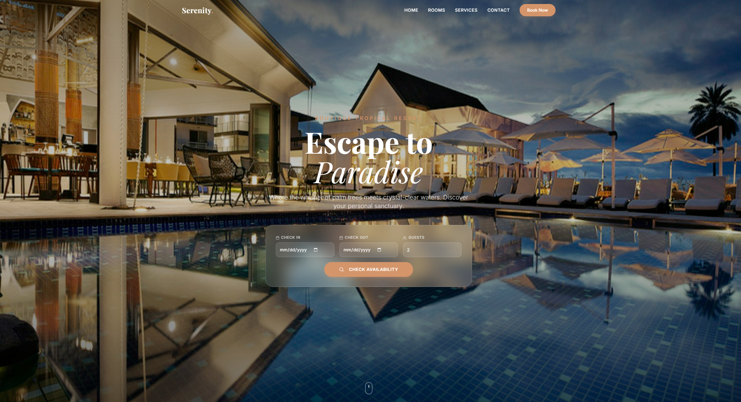 Hotel Booking System for Hotel Owners template preview