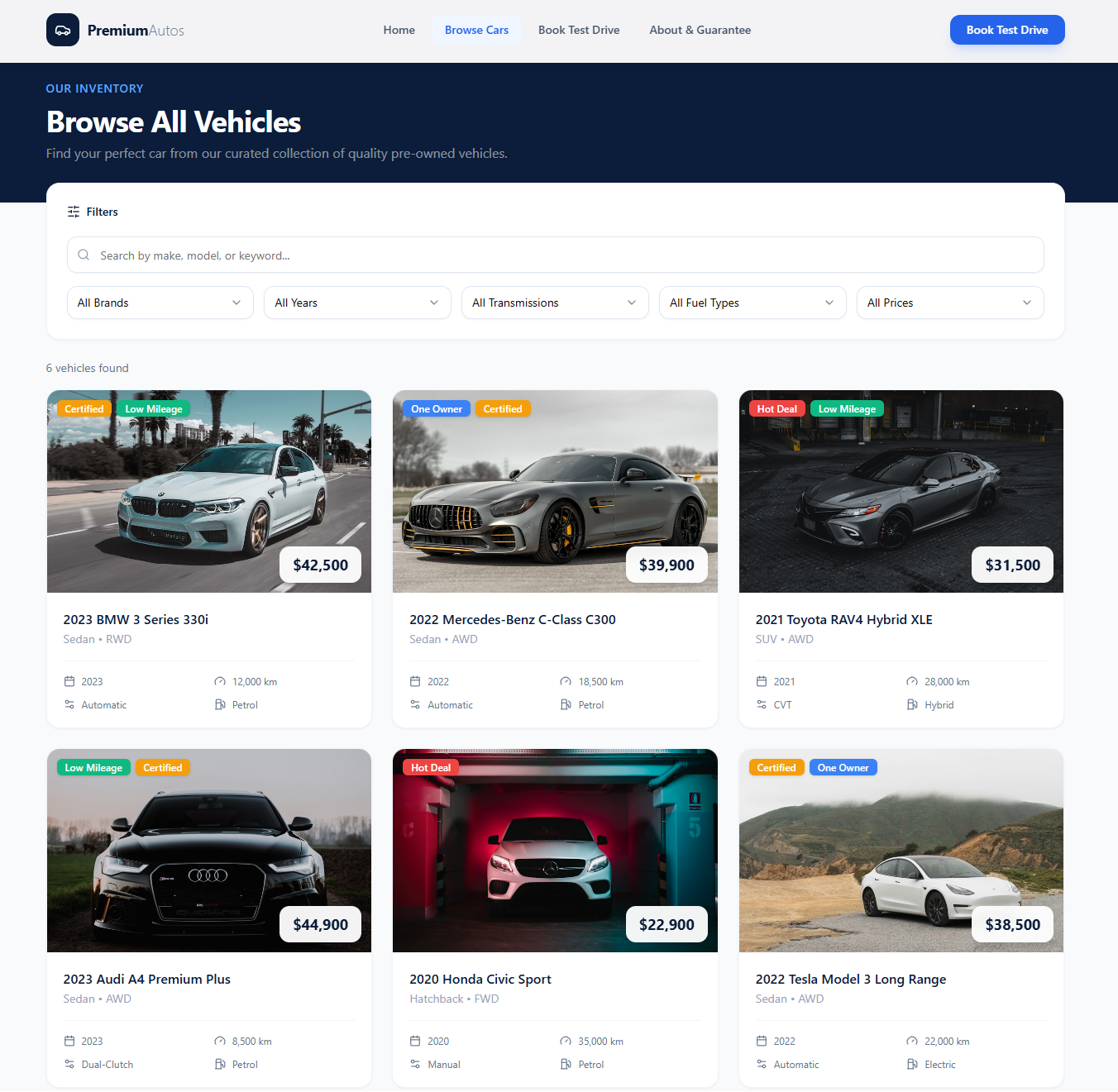AutoDrive Marketplace template preview